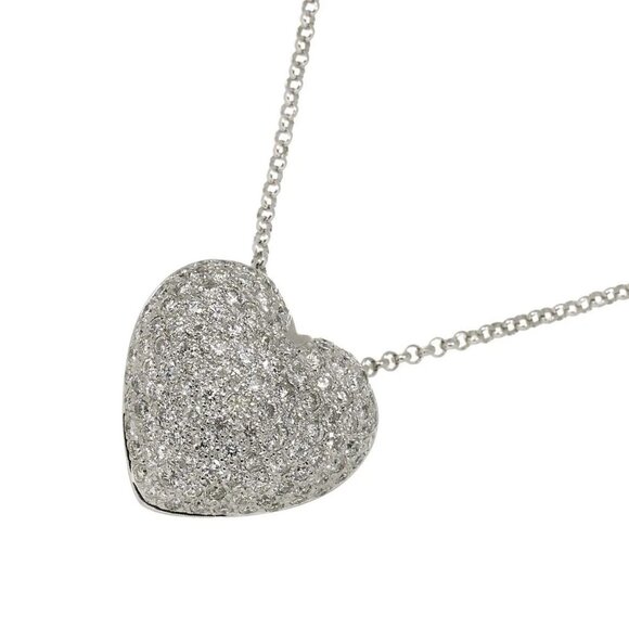 Diamond 2.00ct Necklace 18K WG White Gold 750 - Picture 1 of 7